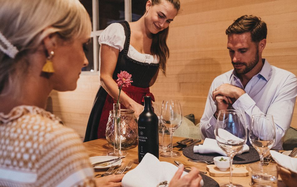 Abendessen in Ihrem Bio Urlaub im Hotel Rupertus