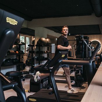Fitnessraum im Biohotel Rupertus